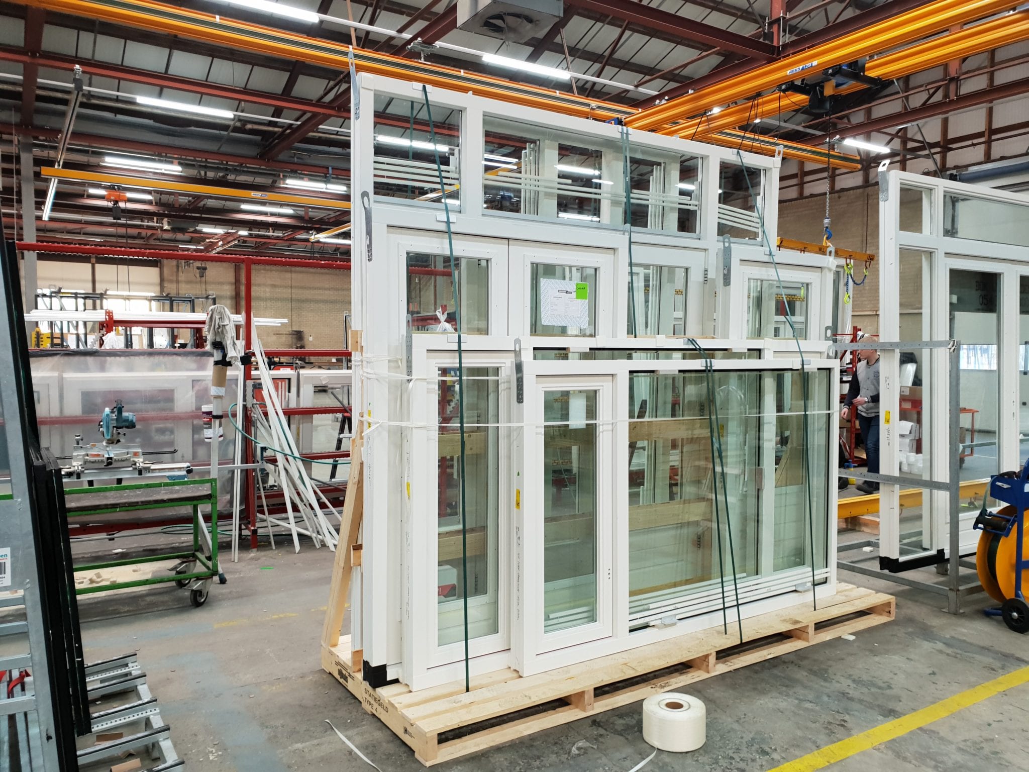 Levering van kozijnen