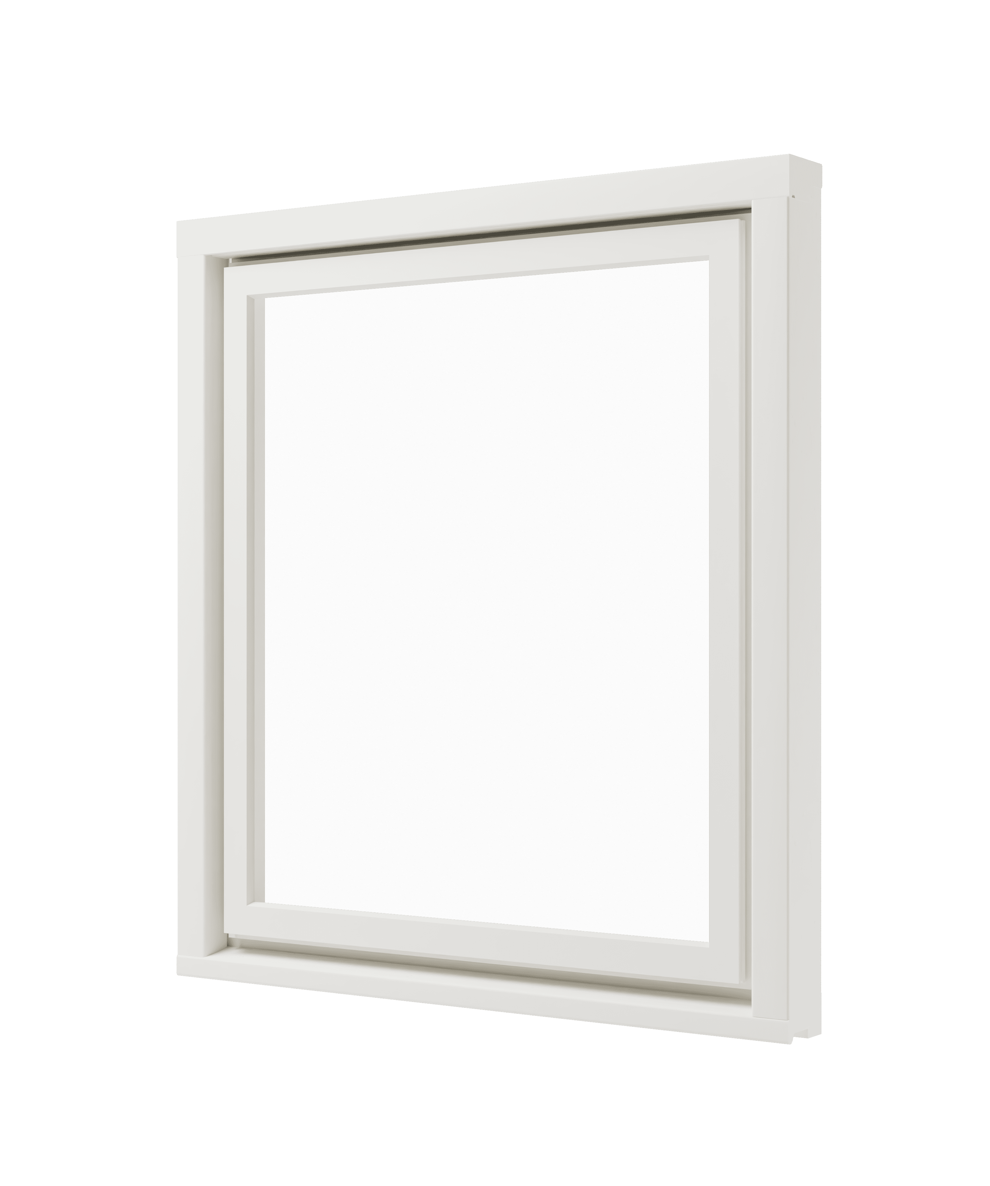 Vast raam (buitenzijde) - hout