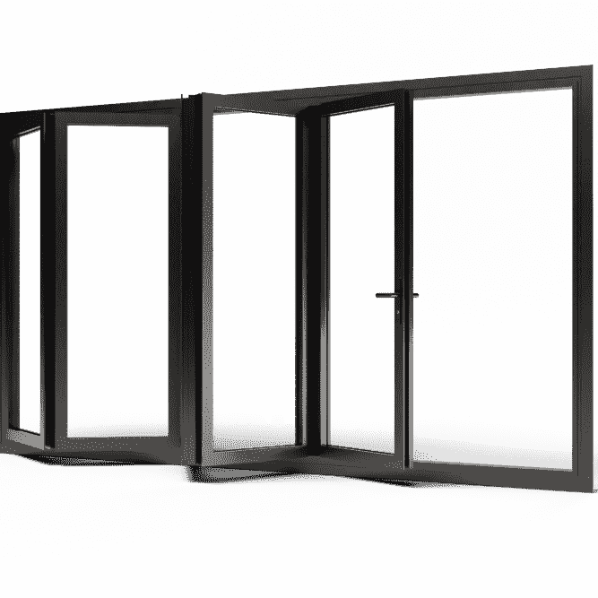 aluminium harmonicadeur 5-delig meevouwend