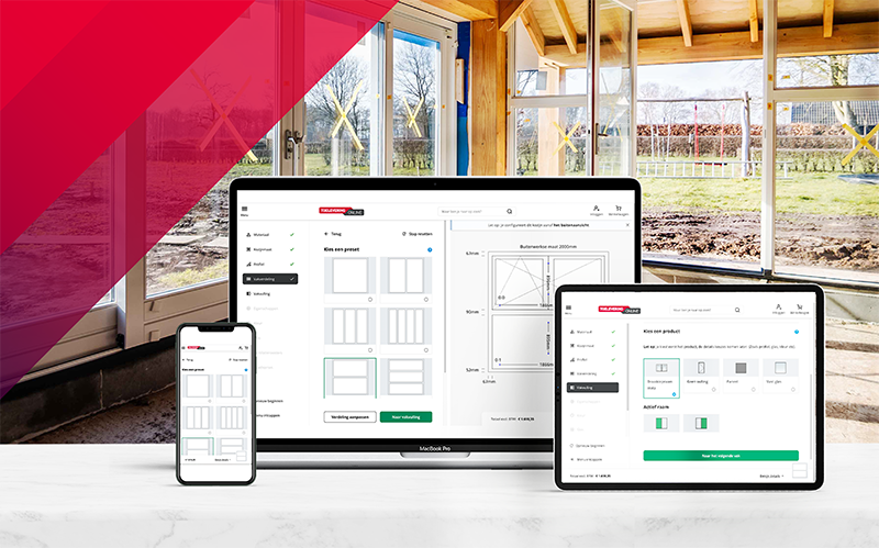 Kozijnen configurator Toelevering Online